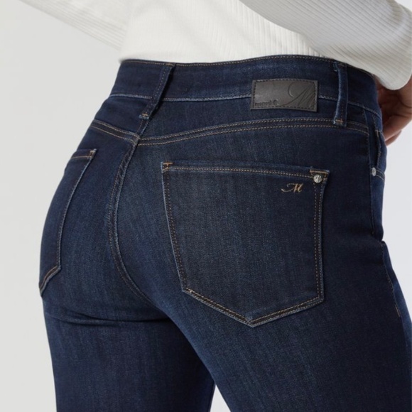 NWT-Womens Mavi Marcia Bootcut Mid Rise Jeans-Dark Blue - Picture 5 of 5